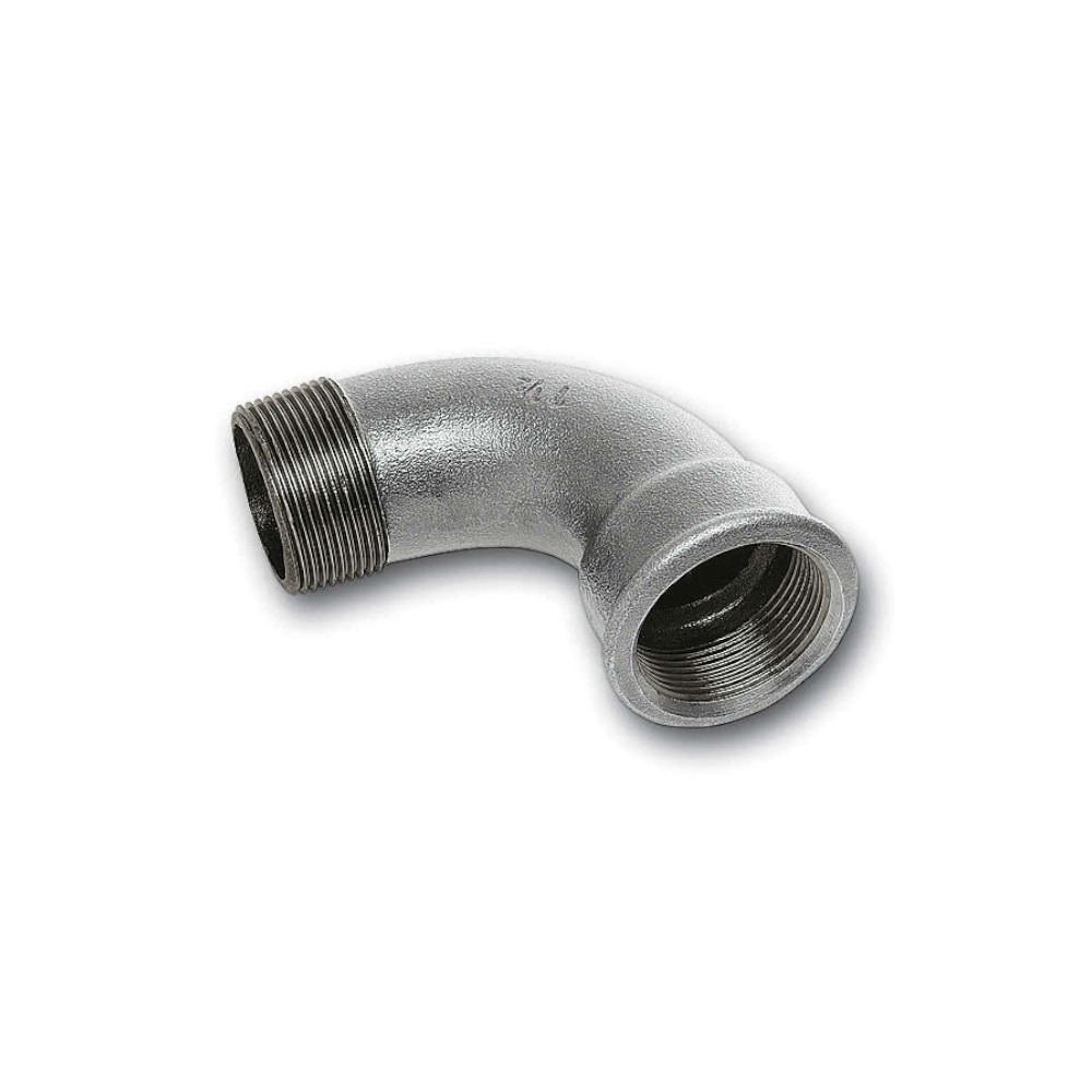 Galv. Bend 90° Male/Female (1A#) - Ind Fittings