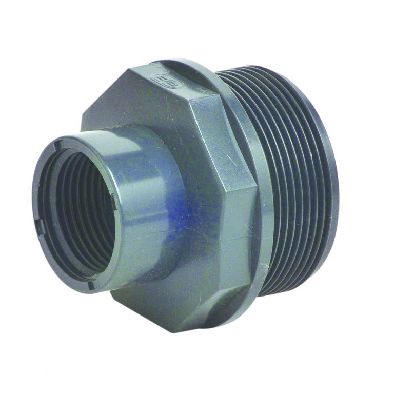 PVC Reducer - Female BSP Thread x Reduced Male BSP Thread - Ind Fittings