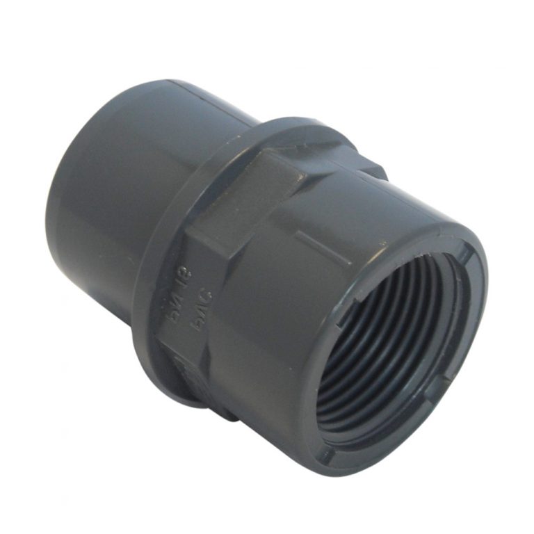 PVC Reducer - Plain Spigot / Socket / Female BSP Thread - Ind Fittings