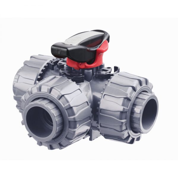 TKD 3-Way Ball Valves T-Port - Ind Fittings