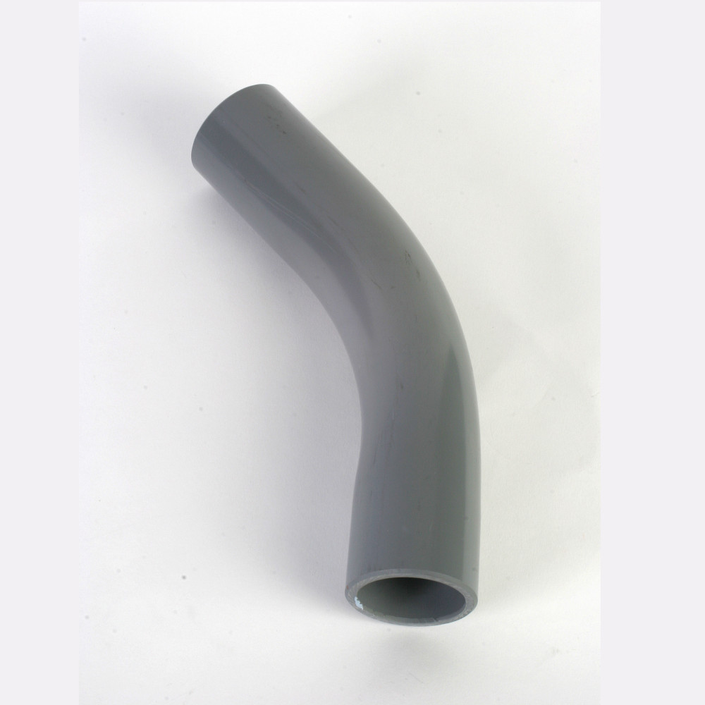 PVC Long Radius Bend 45° - Ind Fittings