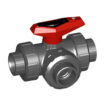 3-Way ball valve type 543 PVC-U